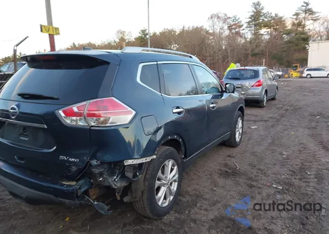 2015 Nissan Rogue Sv из США, поврежденный, VIN KNMAT2MV5FP517520